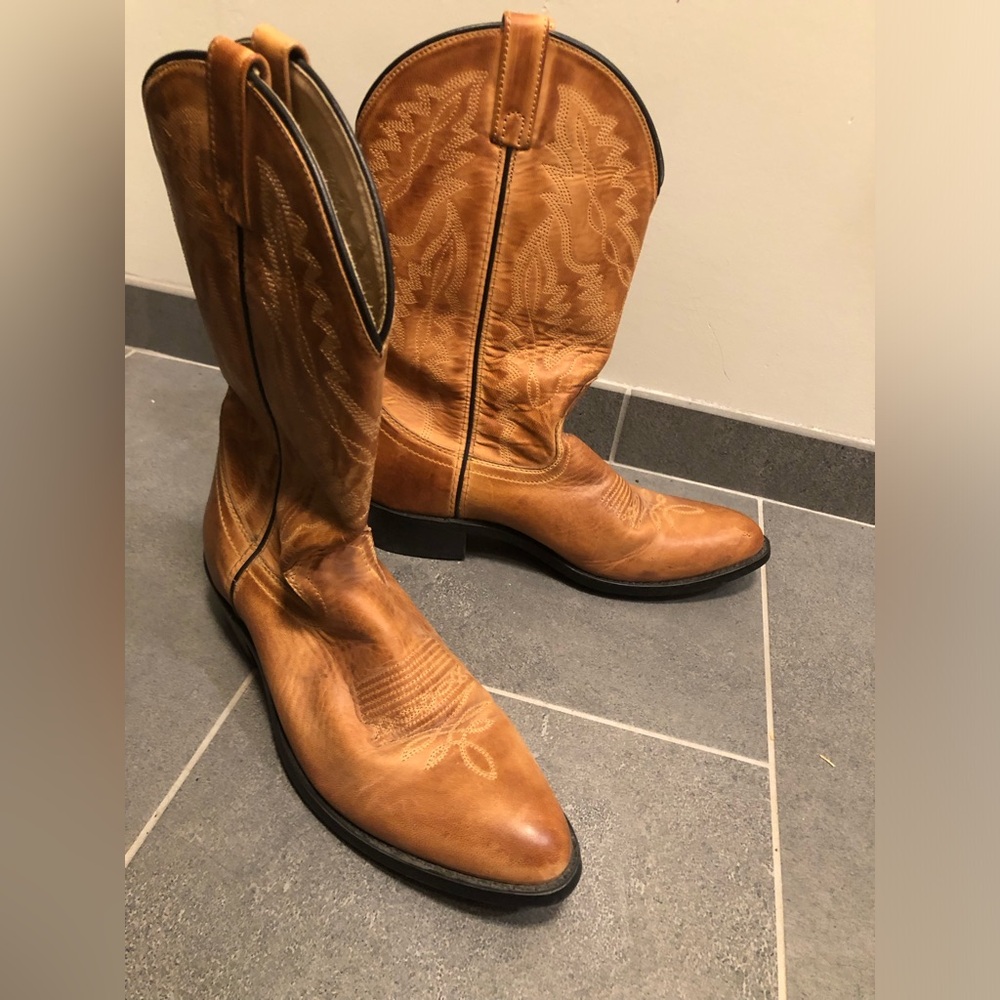 Men's Leather Cowboy Boots
